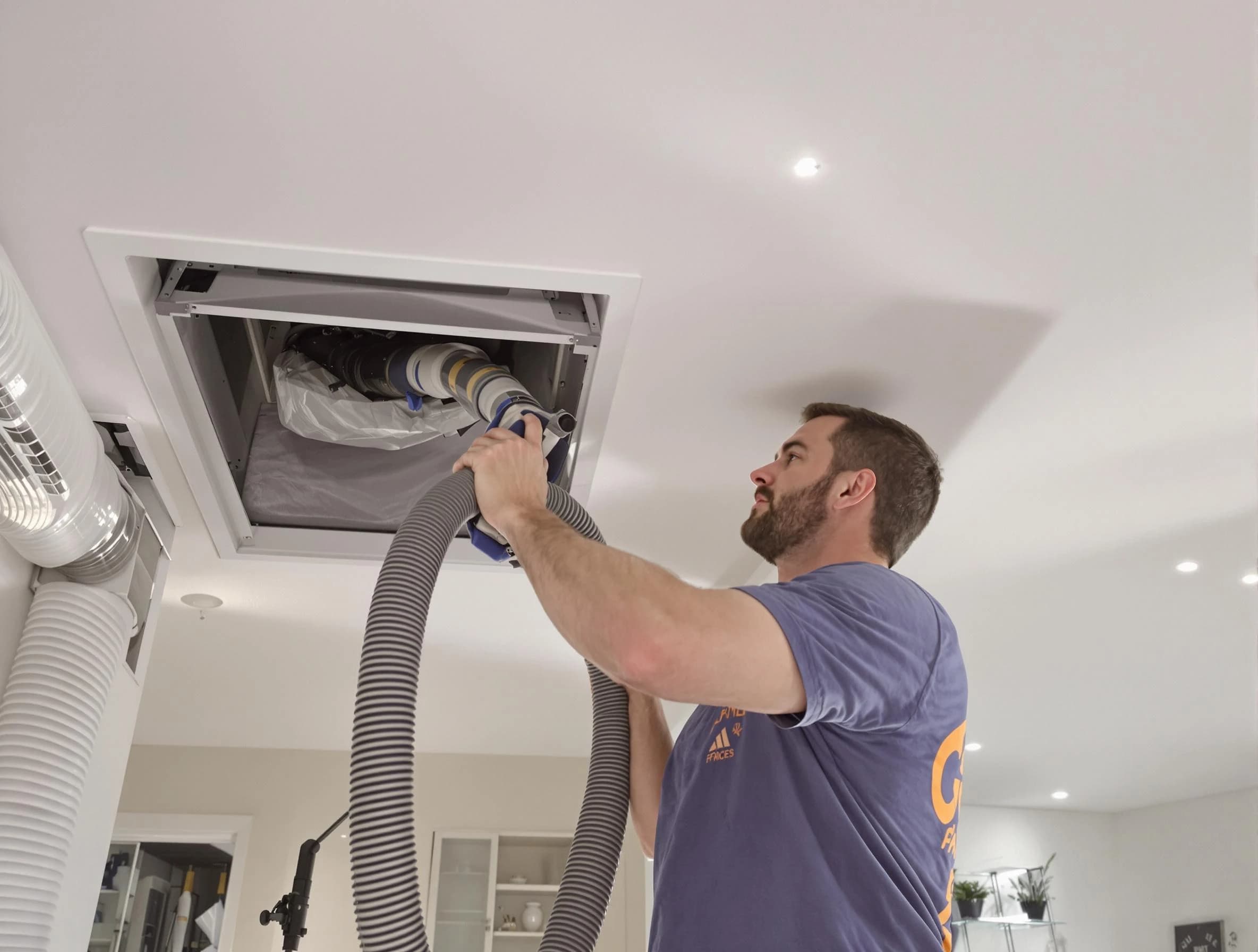 Precision indoor duct cleaning by Hingham Air Duct Cleaning in Hingham