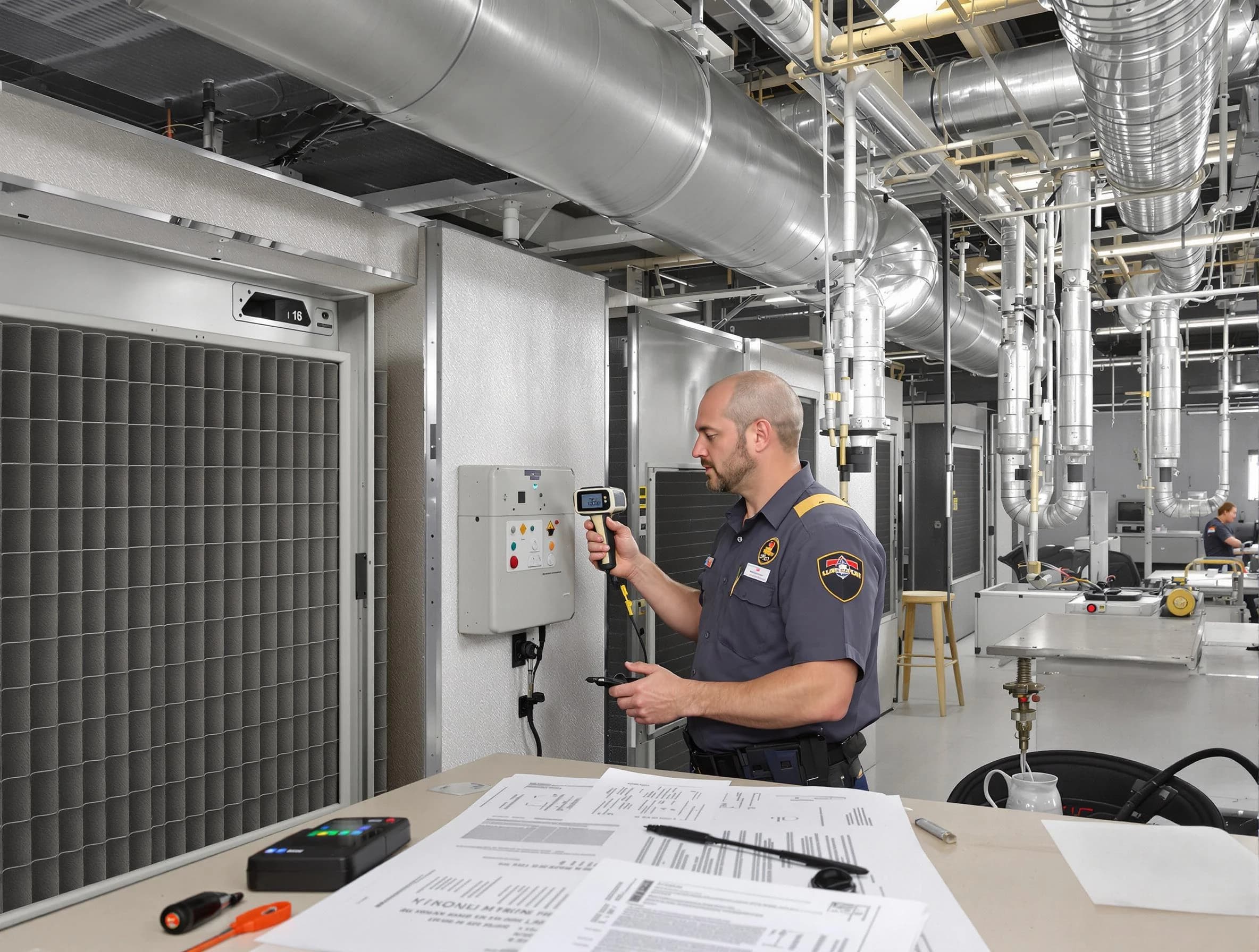 Professional filter system inspection by Hingham Air Duct Cleaning in Hingham