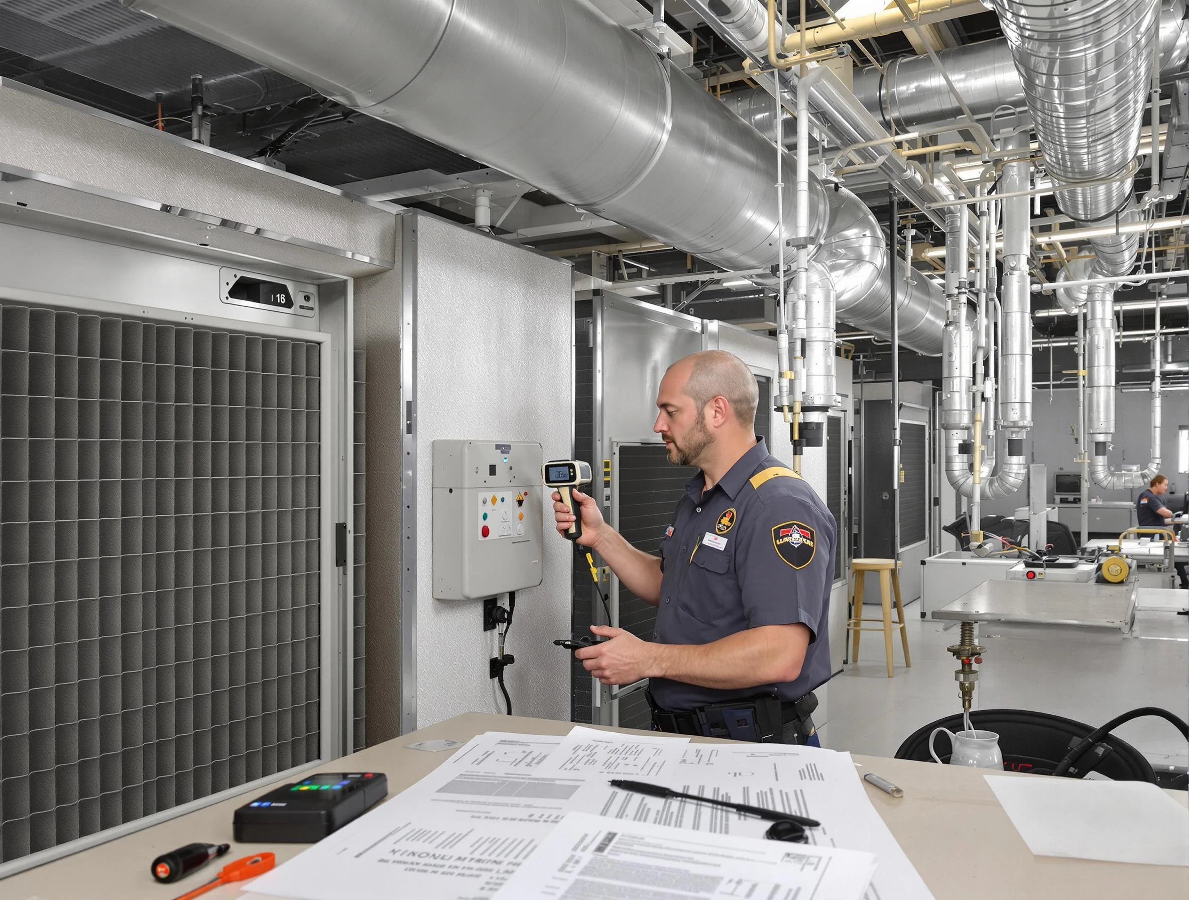 Professional filter system inspection by Hingham Air Duct Cleaning in Hingham