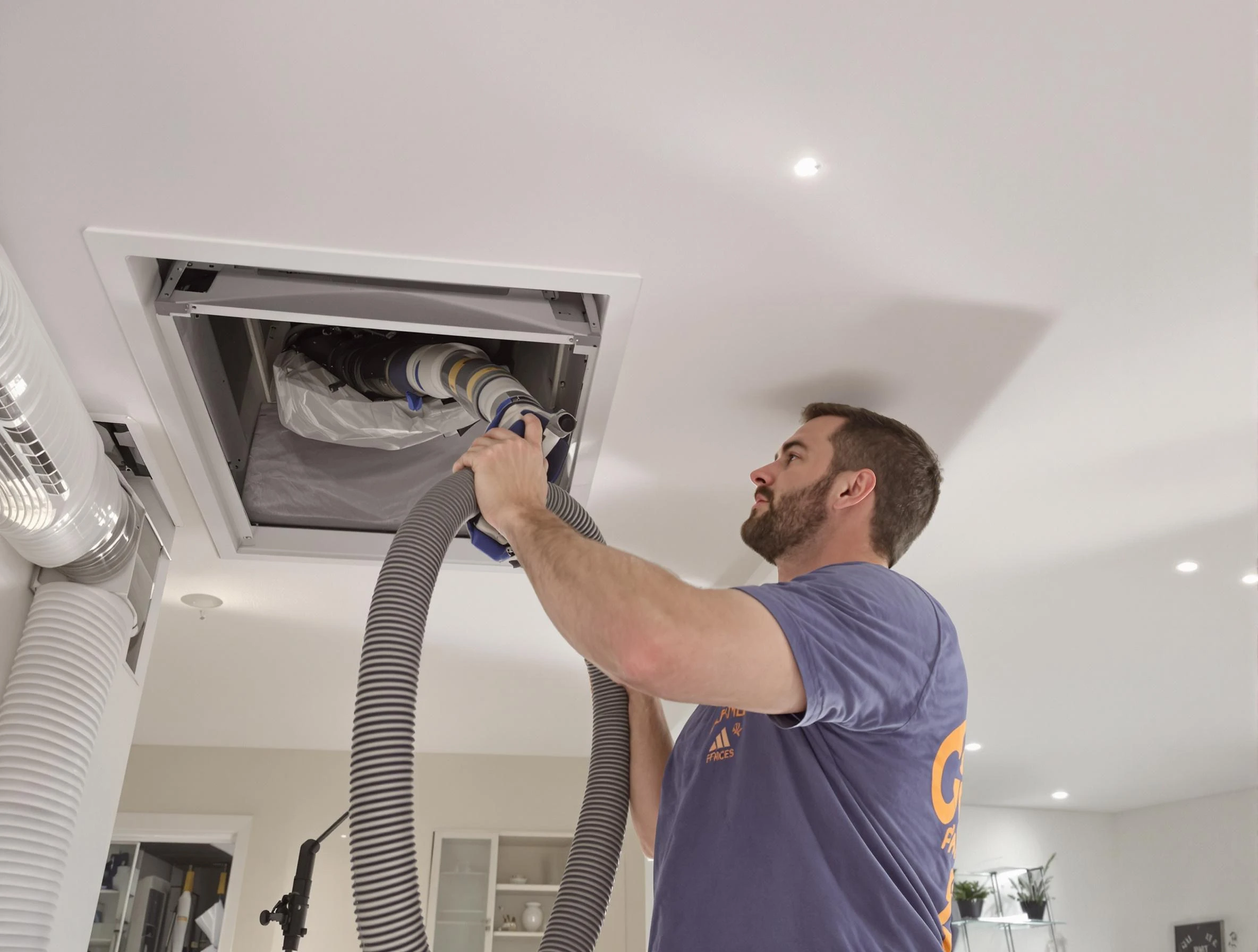 Precision indoor duct cleaning by Hingham Air Duct Cleaning in Hingham