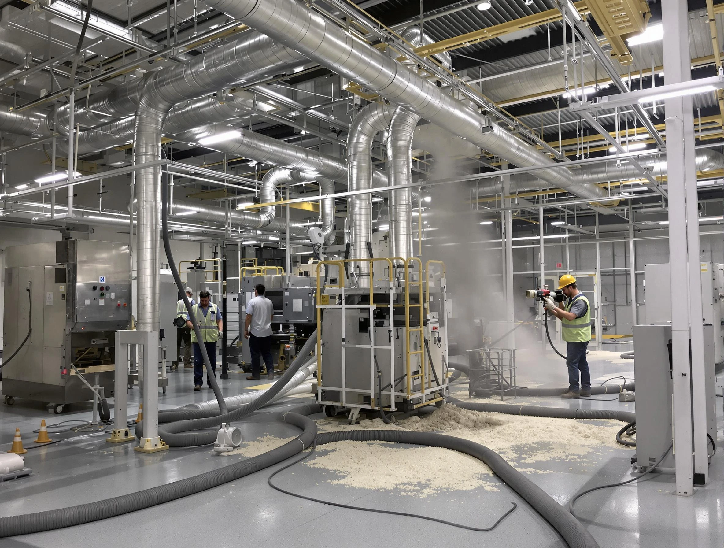 Heavy-duty industrial duct cleaning by Hingham Air Duct Cleaning in Hingham